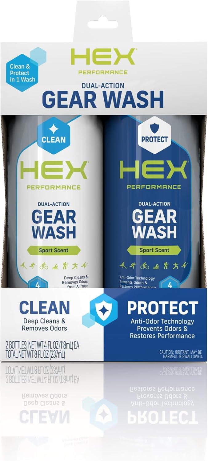 HEX-Performance-Sport-Scent-Dual-Action-Gear-Wash,-4oz---Designed-for-530