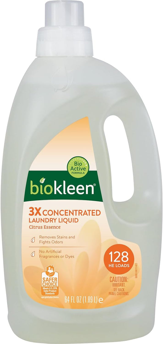 Biokleen-Natural-Laundry-Detergent---128-HE-Loads---Liquid,-2723