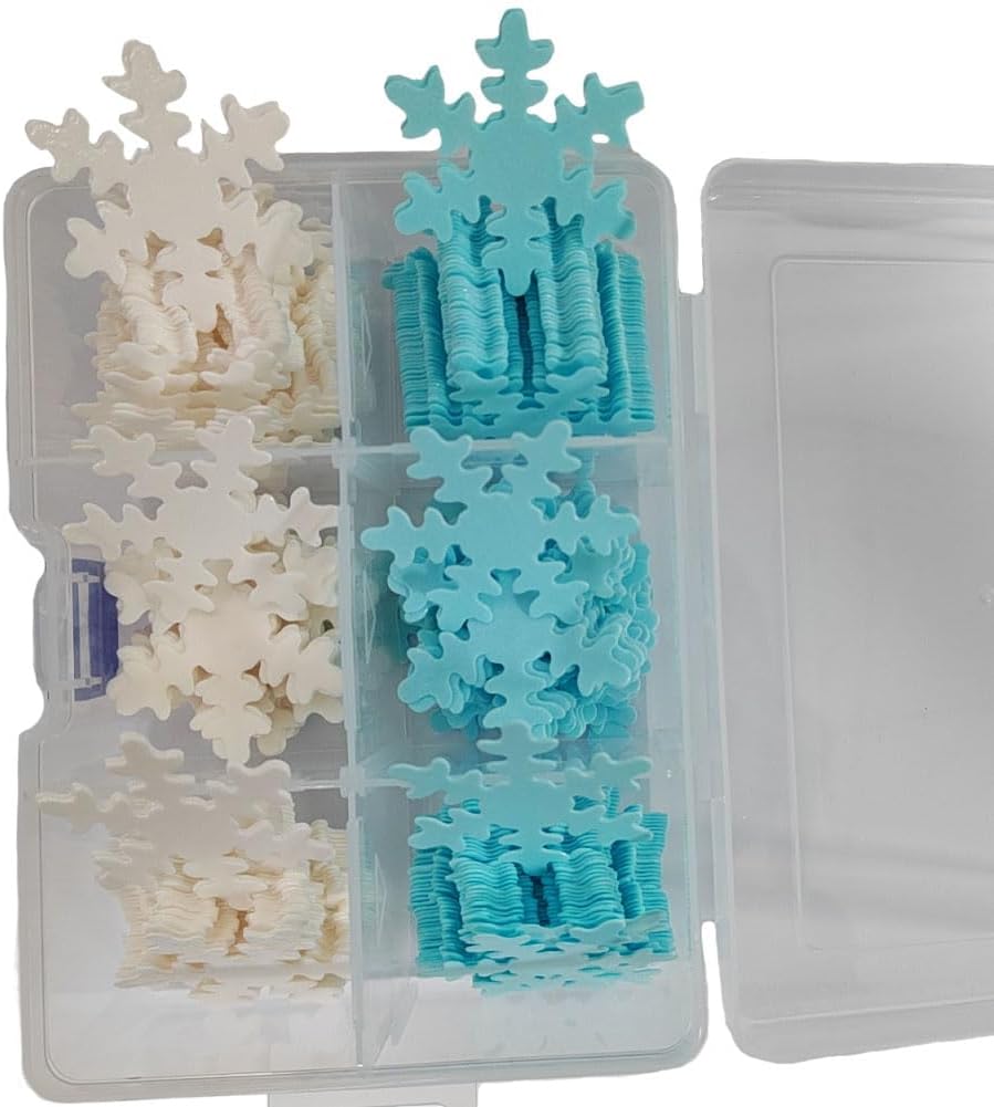 Homankit-50Pcs-Edible-Cupcake-Toppers-Snowflakes-for-Cake-Decorating-Christmas-Winter-Frozen-Party-B-60