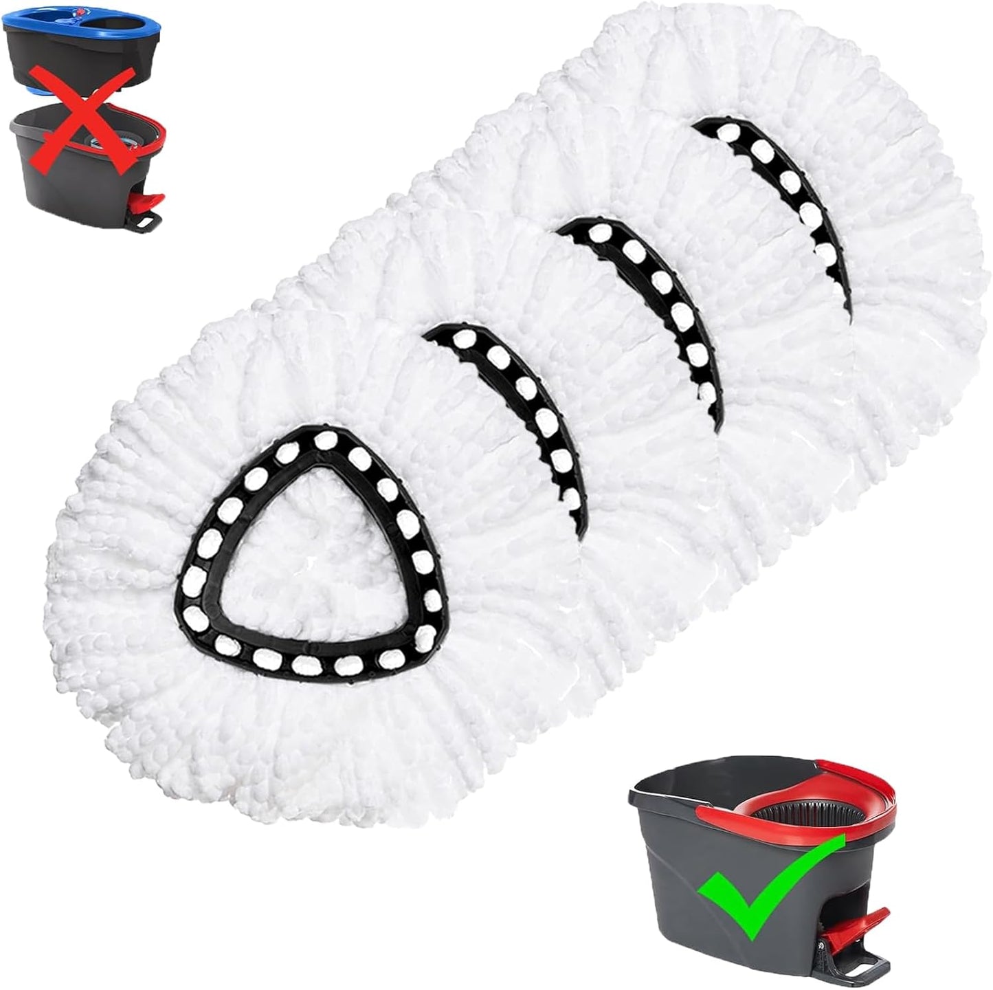 4-Pack-Mop-Replacement-Heads-for-O-Ceda-EasyWrin-Spin-Mop,-Microfiber-Spin-Mop-Refills,-Easy-984