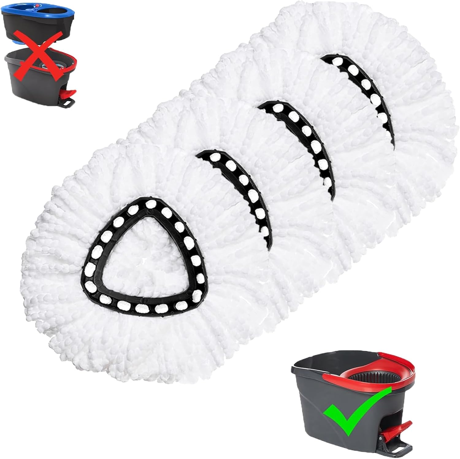 4-Pack-Mop-Replacement-Heads-for-O-Ceda-EasyWrin-Spin-Mop,-Microfiber-Spin-Mop-Refills,-Easy-984