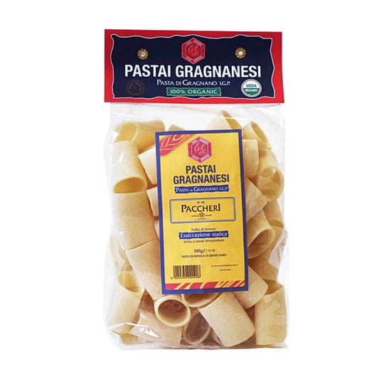 Paccheri-Organic-Italian-Pasta-di-Gragnano-I.G.P.|-Pastai-Gragnanesi-USDA-541