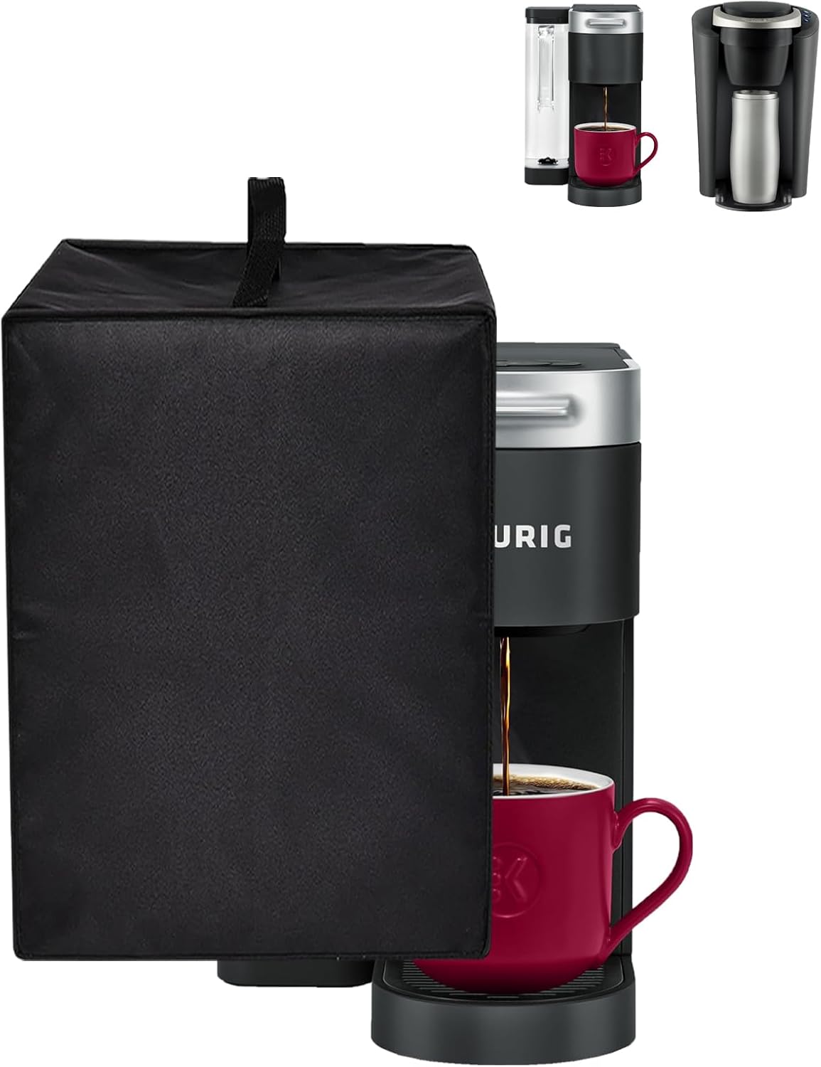 Cubierta-antipolvo-para-cafetera-de-cápsulas-K-Cup-de-una-sola-porción,-protectora440