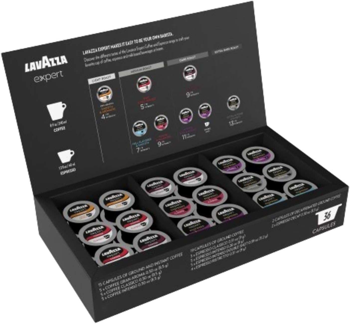 Lavazza-Expert-Variety-Pack,-Contains-Light,-Medium,-4016