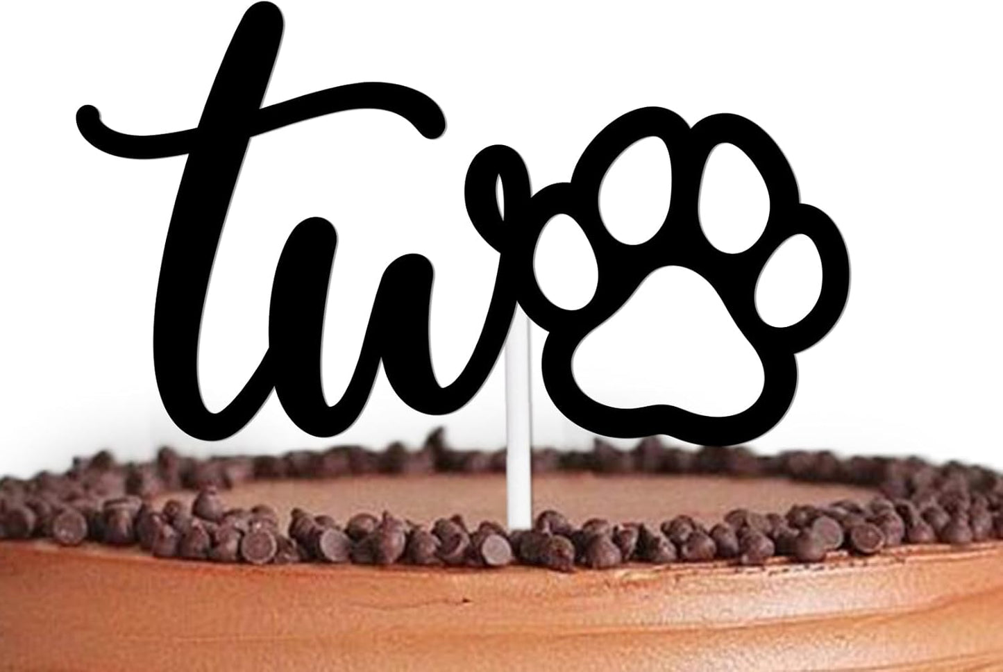 Black-Glitter-Dog-Paw-Two-Cake-Topper-4203