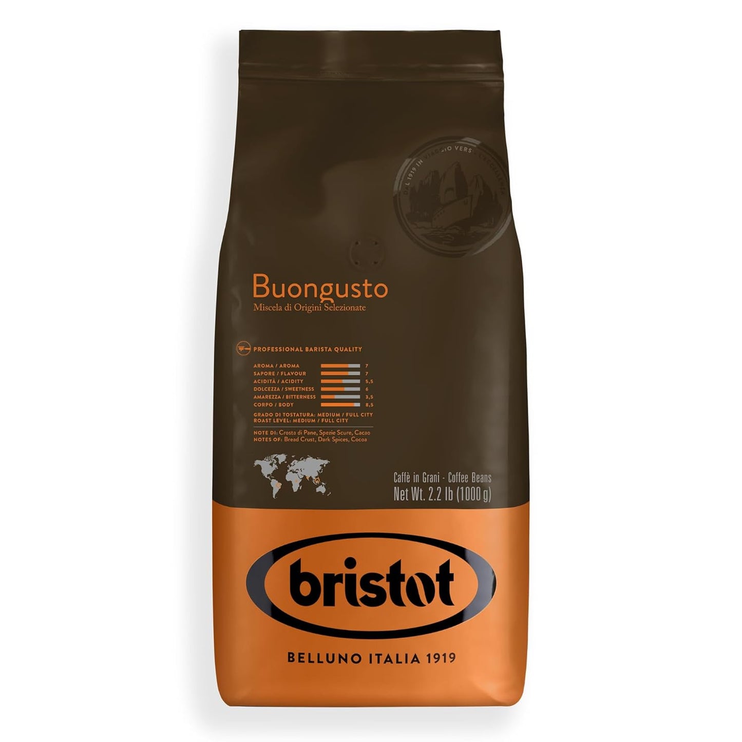 Bristot-Buongusto---Granos-de-café-italiano-enteros-|-Granos-de-italiano620