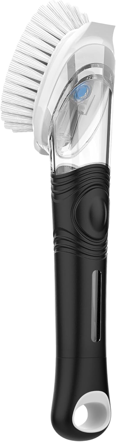 MR.SIGA-Soap-Dispensing-Dish-Brush,-Kitchen-Brush-for-Pot-Pan-Sink-Cleaning,-Black-----1673