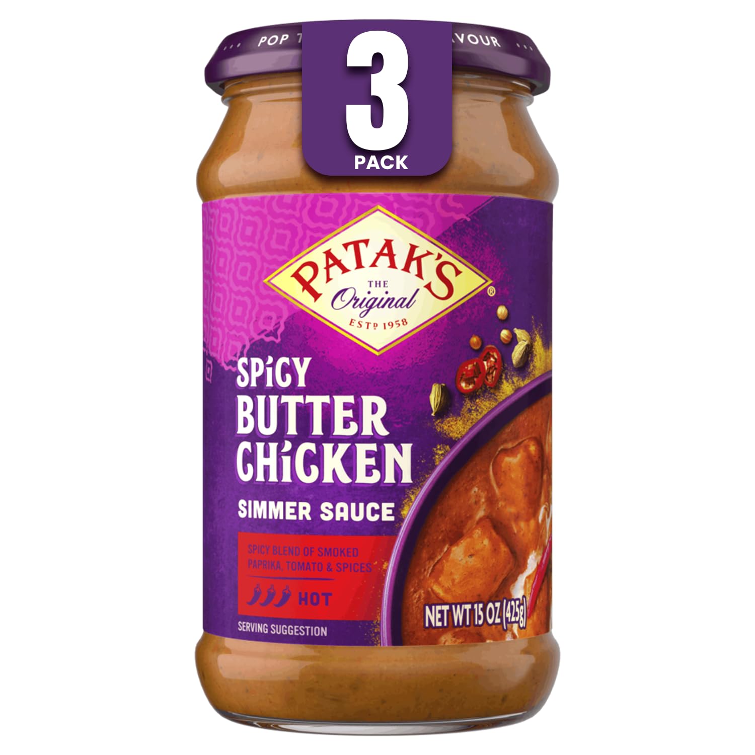 Patak's-Pollo-con-mantequilla-picante-15oz-(paquete-de-3)---------871