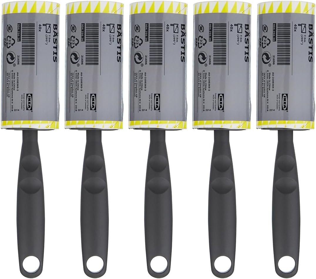 IKEA-Bastis-Lint-Remover-Rollers-Grey---Set-of-5-1003