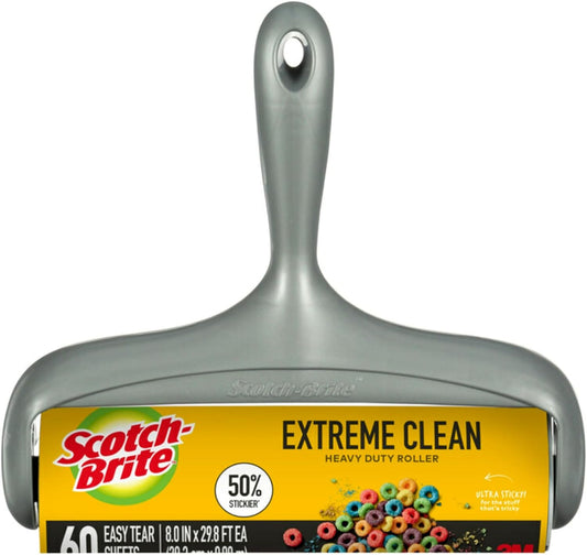 Scotch-Brite-0.5-Stickier-Large-Surface-Lint-Roller,-Works-Great-On-3667