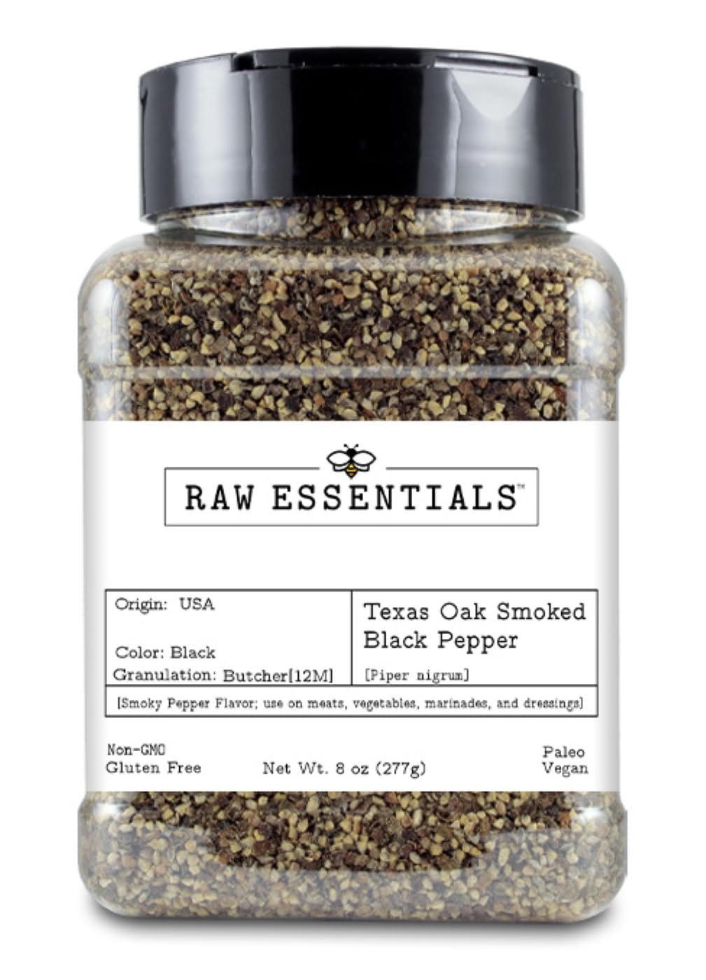 Raw-Essentials-Texas-Oak-Smoked-Black-Pepper-|-12-Mesh-|-Bold-609