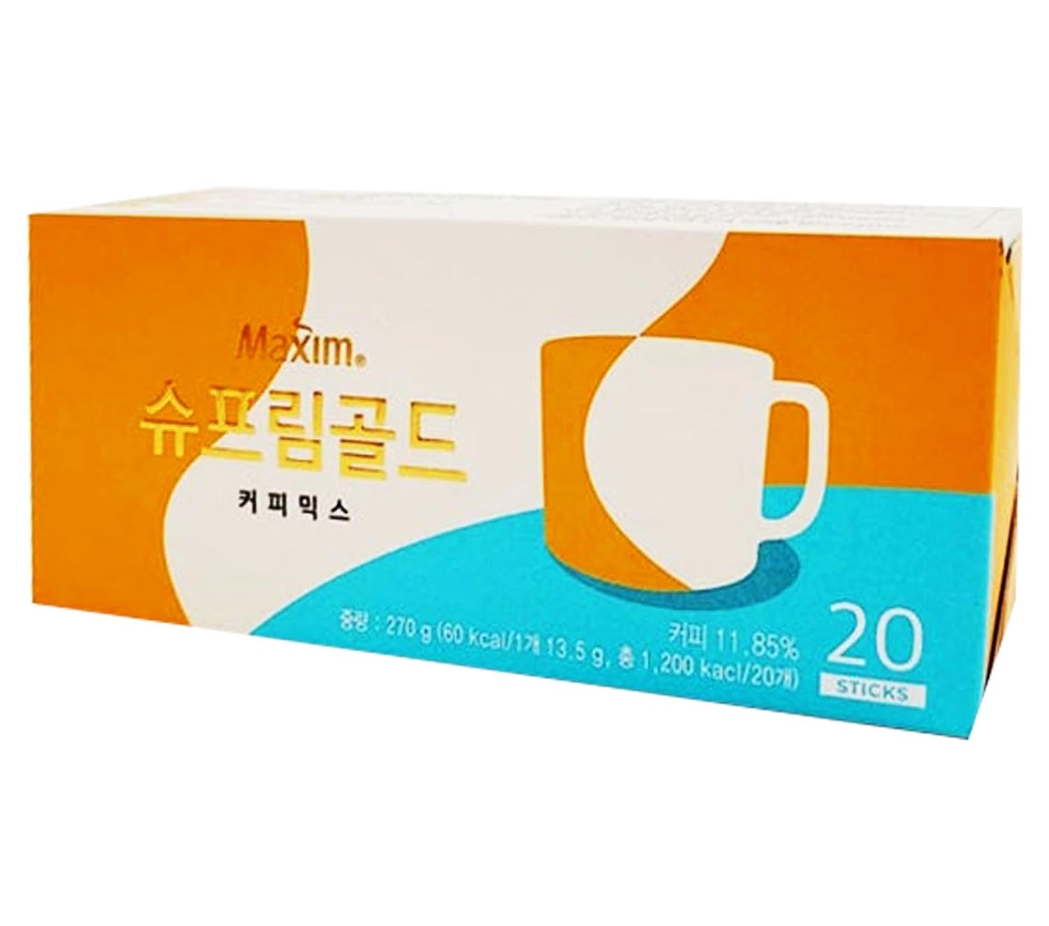 Korean-Instant-Coffee-Mix-Stick-Pack,-Rich-&-Aromatic-3-in-1-Coffee-for-Home,-529