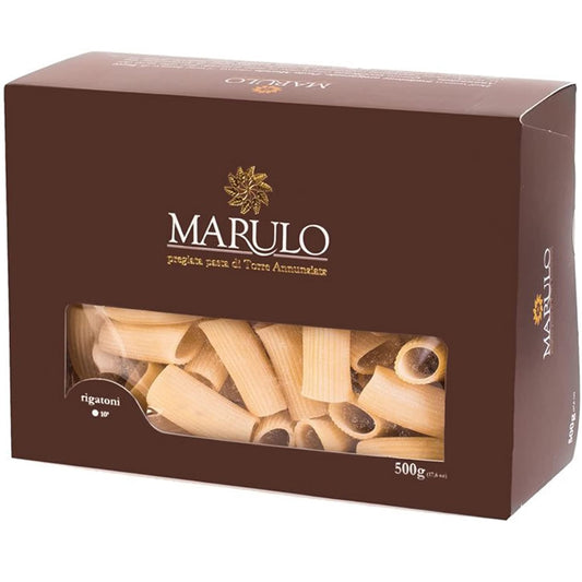Marulo,-Rigatoni,-Italian-Pasta-Bronze-Die-Cut-Artisan,-1436