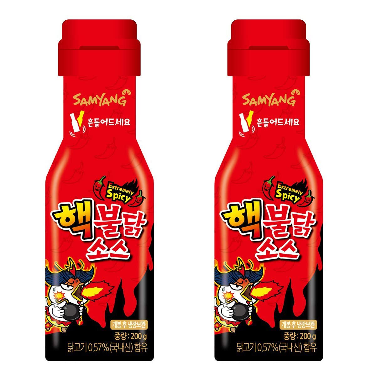 [Samyang]-Extremely-Spicy!-HACK-Bulldark-Spicy-Chicken-Roasted-Sauce-200g-/-Korean-1791