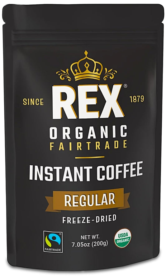 Rex-Coffee-Organic-Fairtrade-Freeze-Dried-Instant-Coffee-–-Medium-Roast-Arabica,-7.05-oz-425