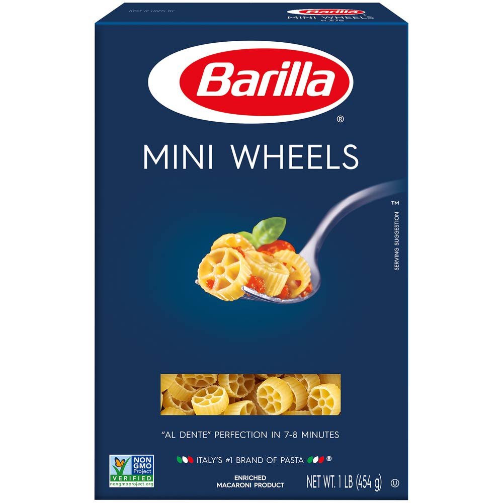 Barilla-Mini-Wheels-Pasta,-16-Ounce-Boxes-(Pack-1721
