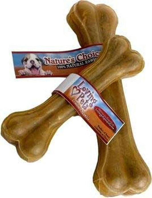 Loving-Pets-Dlv4704-25-Pack-Natures-Choice-Natural-Pressed-Rawhide-Bones-For-4-1/2-Inch-491