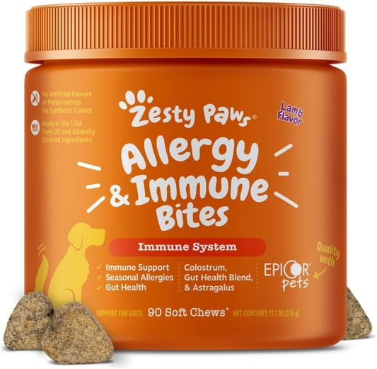 Zesty-Paws-Dog-Allergy-Relief-Chews,-Dog-Probiotics-for-Itchy-Skin-Ears,-710