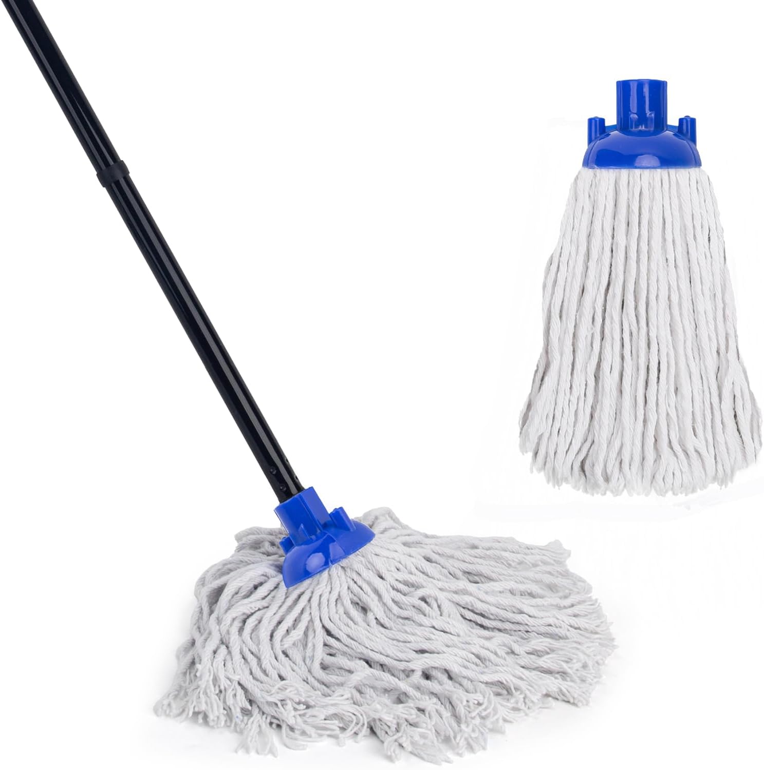 KeFanta-Mop-for-Floor-Cleaning,2-Pcs-Cotton-String-Wet-Mops-Replacement-Head-Refill-Compatible-with-982