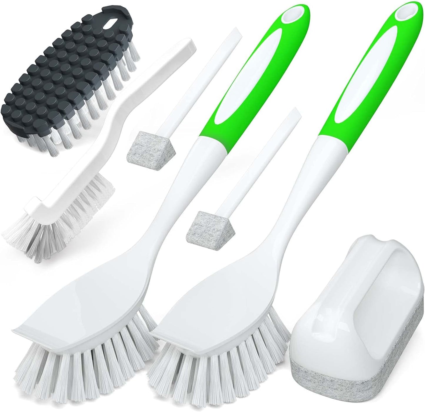 Holikme-5Pack-Kitchen-Cleaning-Brush,-Green---------5471