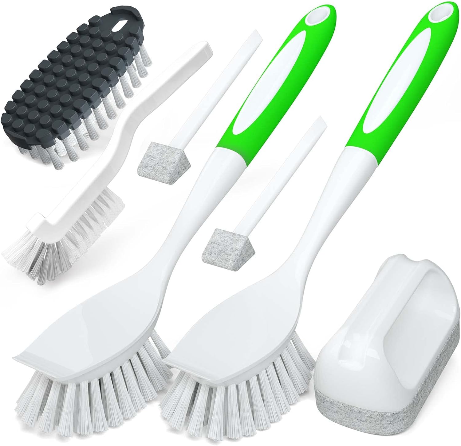 Holikme-5Pack-Kitchen-Cleaning-Brush,-Green---------5471