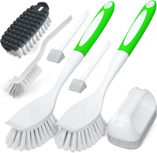 Holikme-5Pack-Kitchen-Cleaning-Brush,-Green---------5471