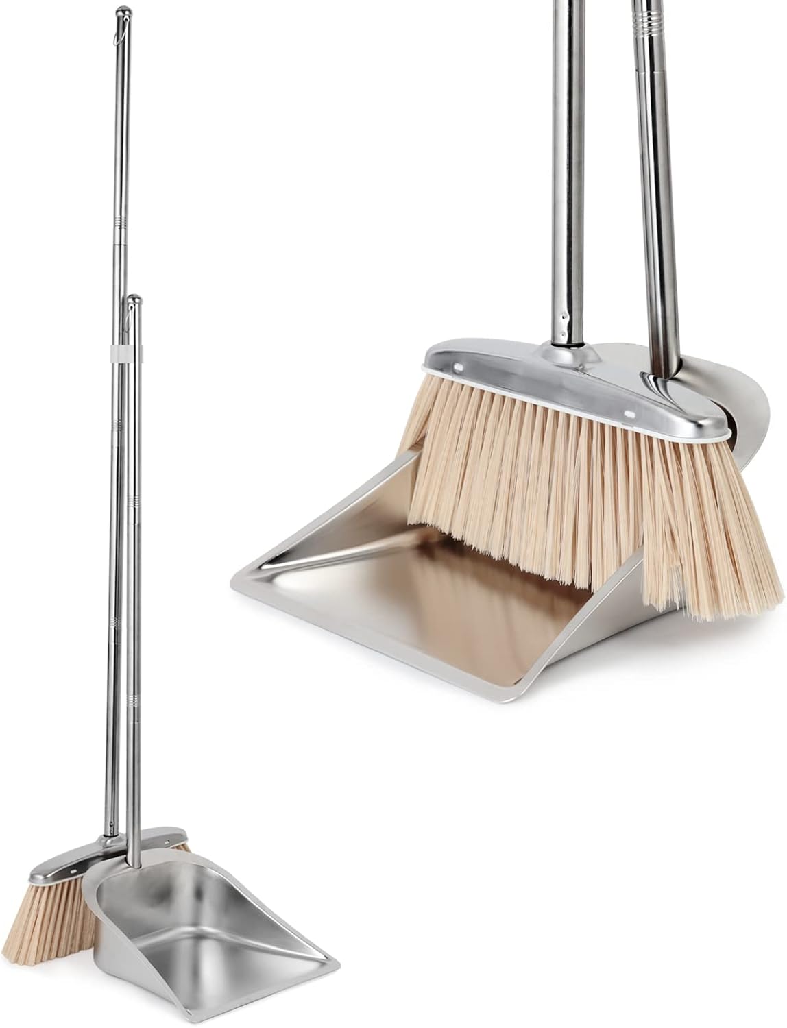 VOOWO-Broom-and-Dustpan-Set-for-Home,-Stainless-Steel-Broom-2833