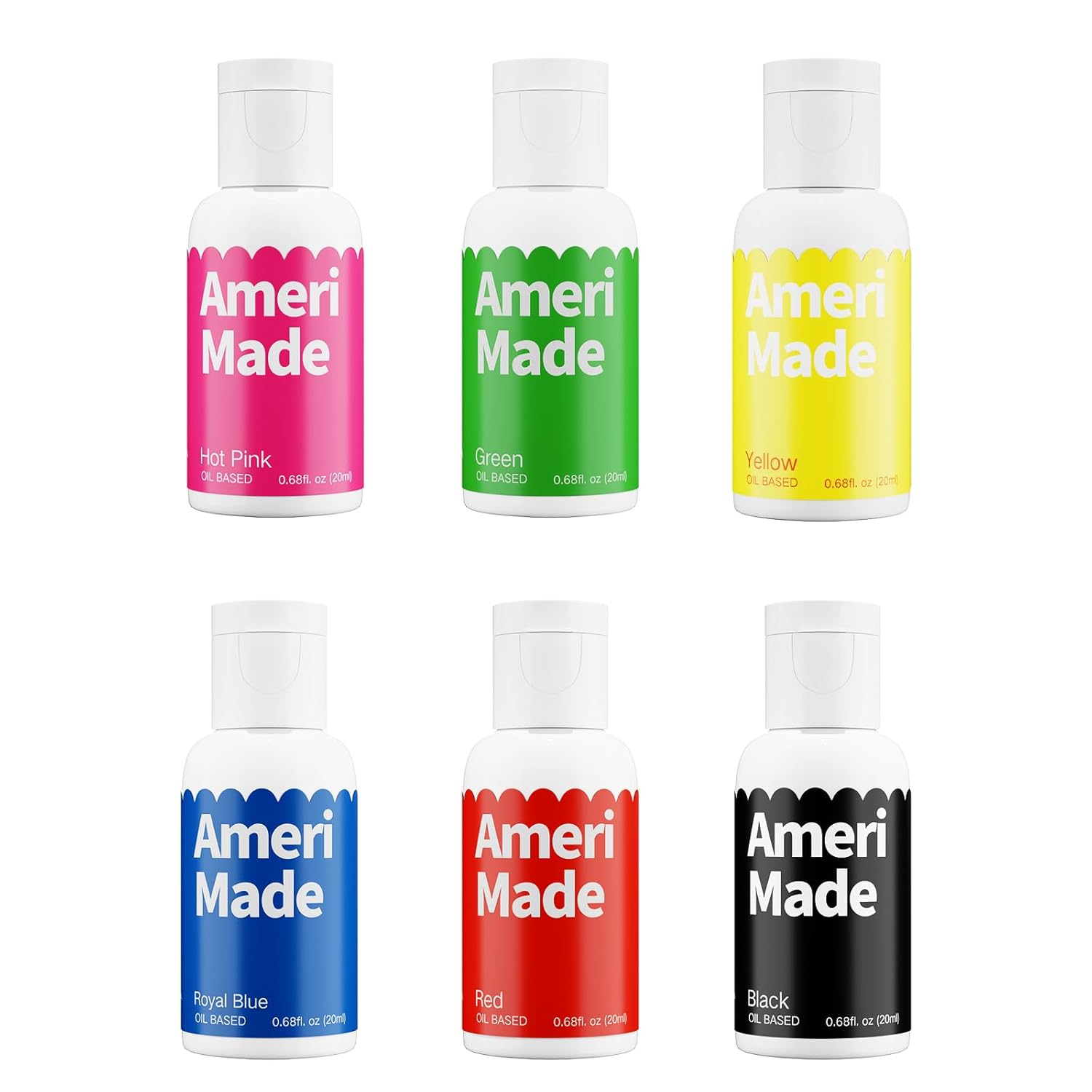 Amerimade-20ml-Large-Capacity-Oil-Based-Food-Coloring---Flavorless,-Vibrant-Food-Set-Chocolate,-760