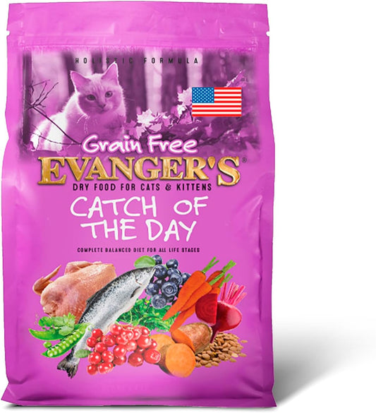 Evanger's-Grain-Free-Catch-of-The-Day-Dry-Food-for-Cats-4.4-–-&576