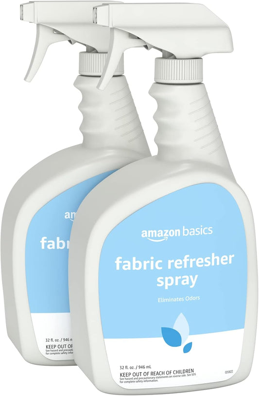 Amazon-Basics-Fabric-Refresher-Spray,-Fresh-Scent,-Odor-Eliminator,-Dye-Free,-Quick-Drying,-32-1506