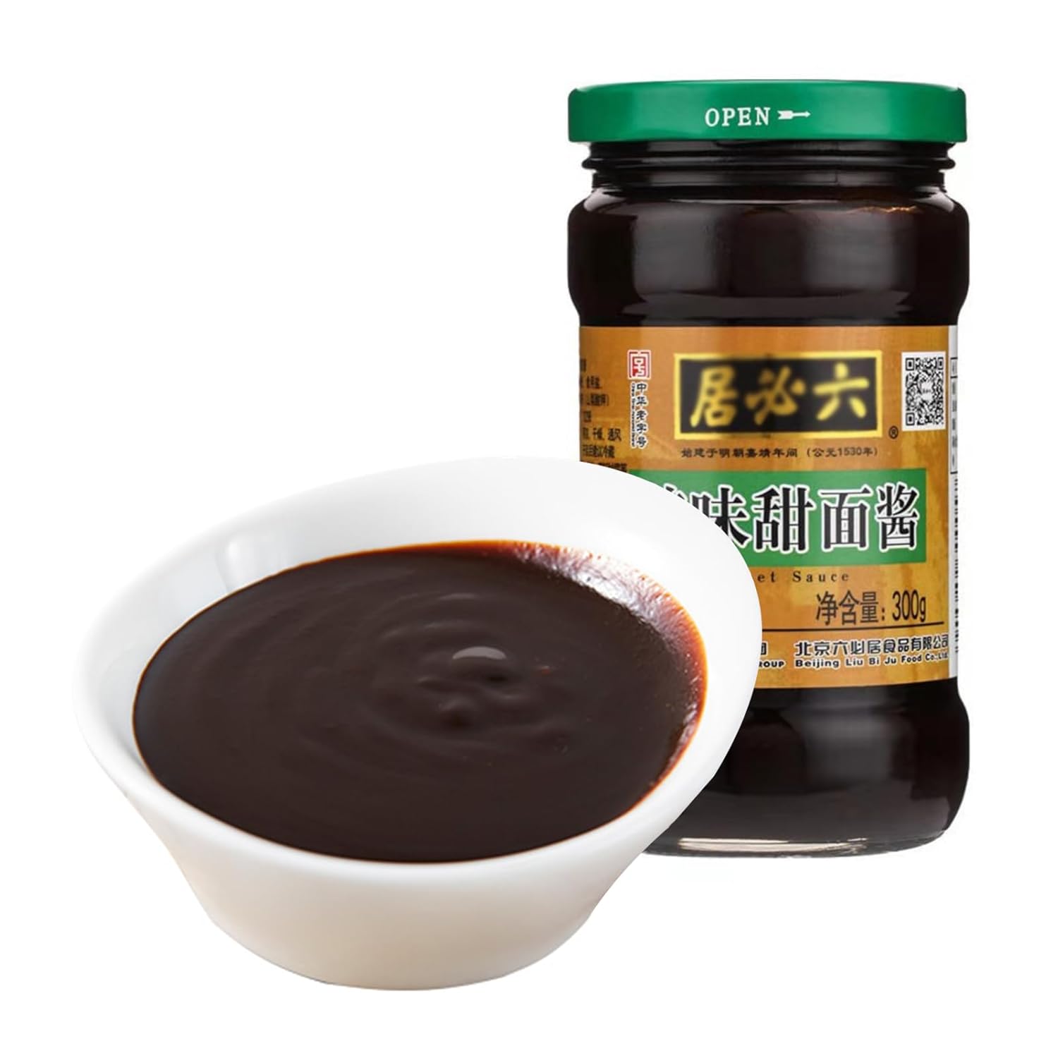 SXET-Sweet-Bean-Sauce,-300g/10.58oz-Sweet-Bean-Paste,-Sichuan-Sweet-Seasoning-for-395