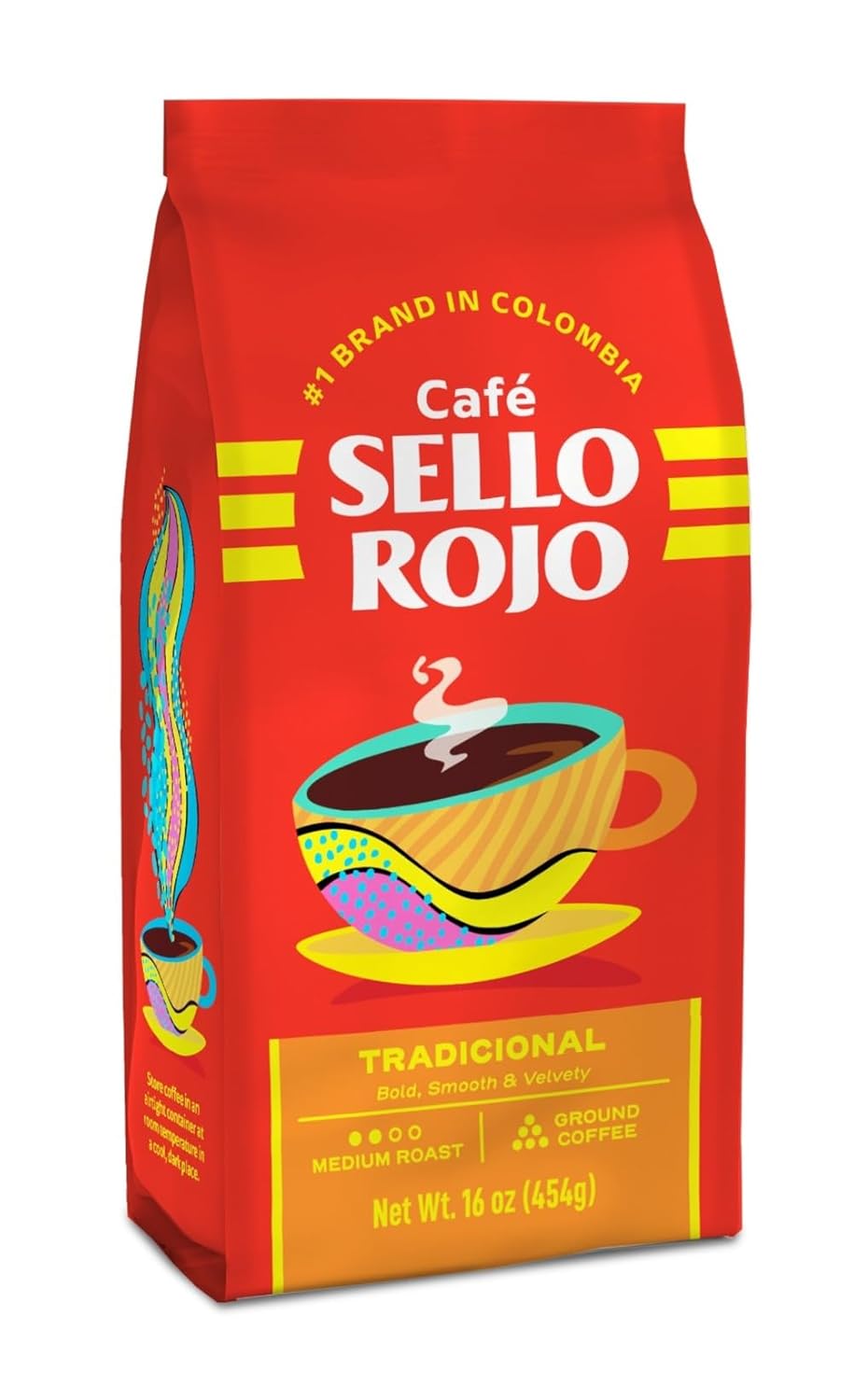 Sello-Rojo-Tradicional-Medium-Roast-Ground-Coffee,-16-oz---------2603