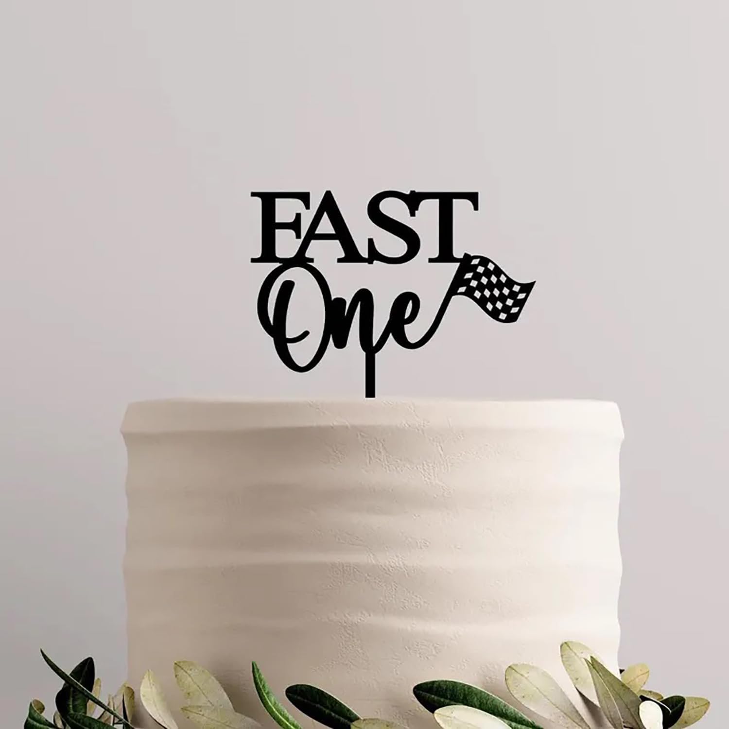 Acrylic-Black-Fast-One-First-Birthday-Cake-Topper---Racing-Theme-Birthday---Birthday-19