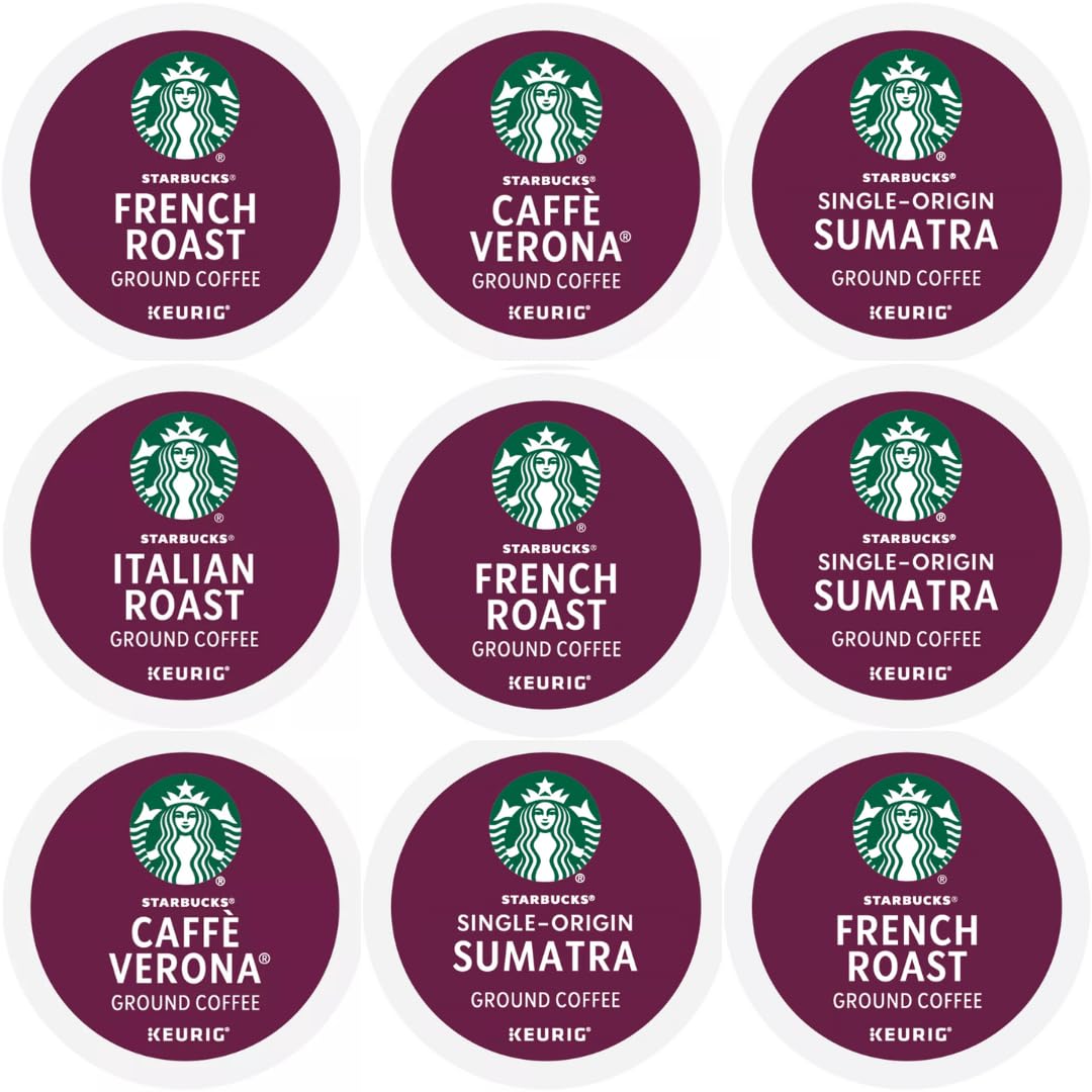 Muestra-de-cápsulas-K-Cups-de-tostado-oscuro,-incluye-Starbucks-Sumatra,-tostado-café2375