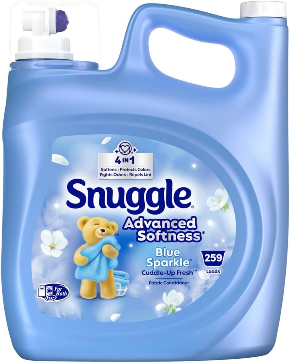 Snuggles-Liquid-Fabric-Softener,-Blue-Sparkle,-176-Fl-Oz,-259-795