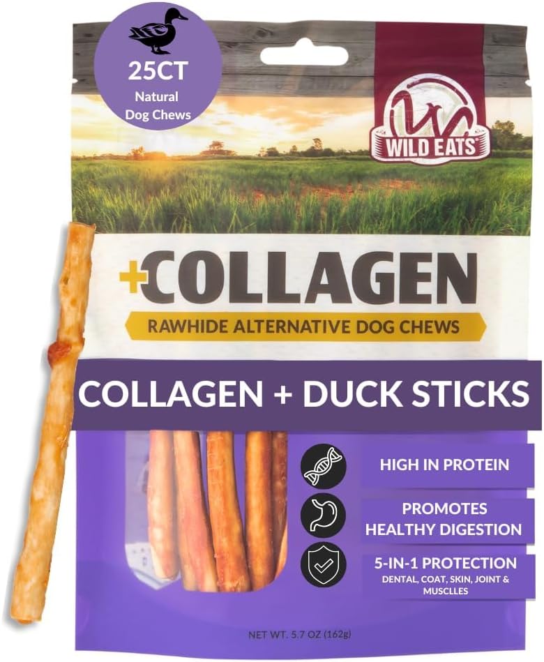 Wild-Eats-Real-Duck-Collagen-Bully-Sticks-for-Dogs-(25-Pack,5-Long-2771