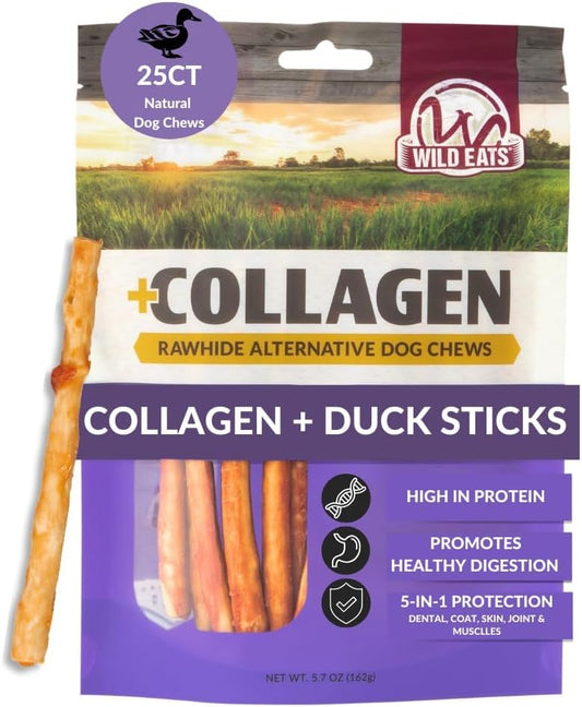 Wild-Eats-Real-Duck-Collagen-Bully-Sticks-for-Dogs-(25-Pack,5-Long-2771
