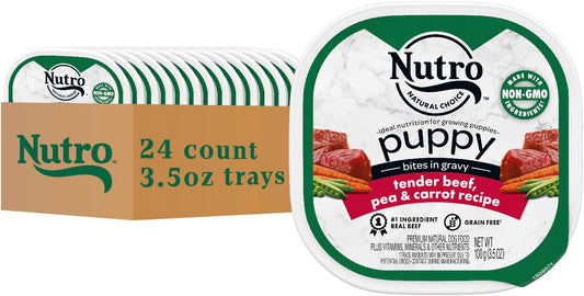 Nutro-Puppy-Grain-Free-Dog-Food,-Natural-Wet-Dog-Food-Bites-in-Gravy-1478