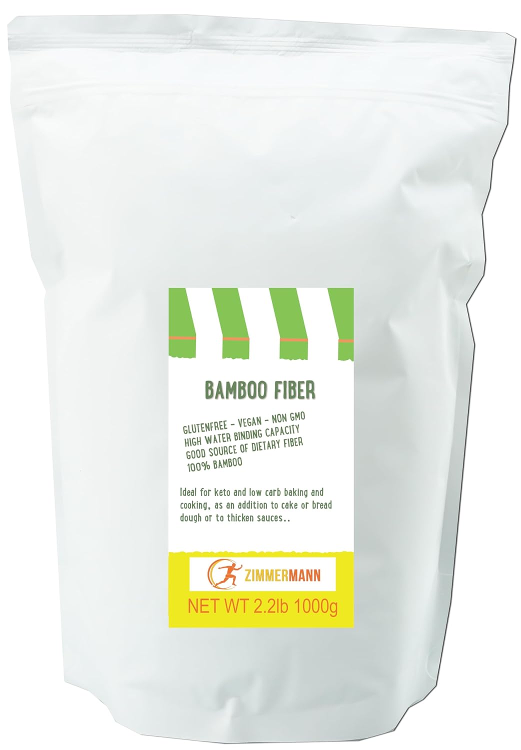 Zimmermann-Bamboo-Fiber-2.2lb-1000g,-gluten-free-flour,-Non-GMO,-Keto-Flour,-461