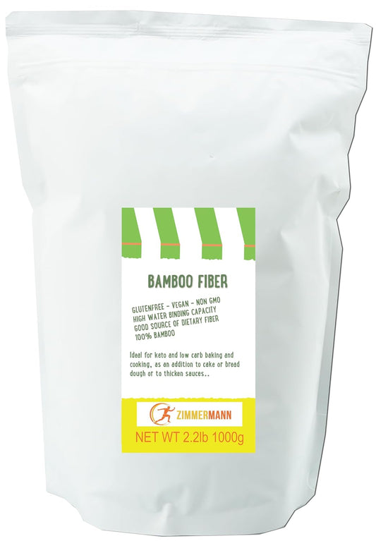 Zimmermann-Bamboo-Fiber-2.2lb-1000g,-gluten-free-flour,-Non-GMO,-Keto-Flour,-461
