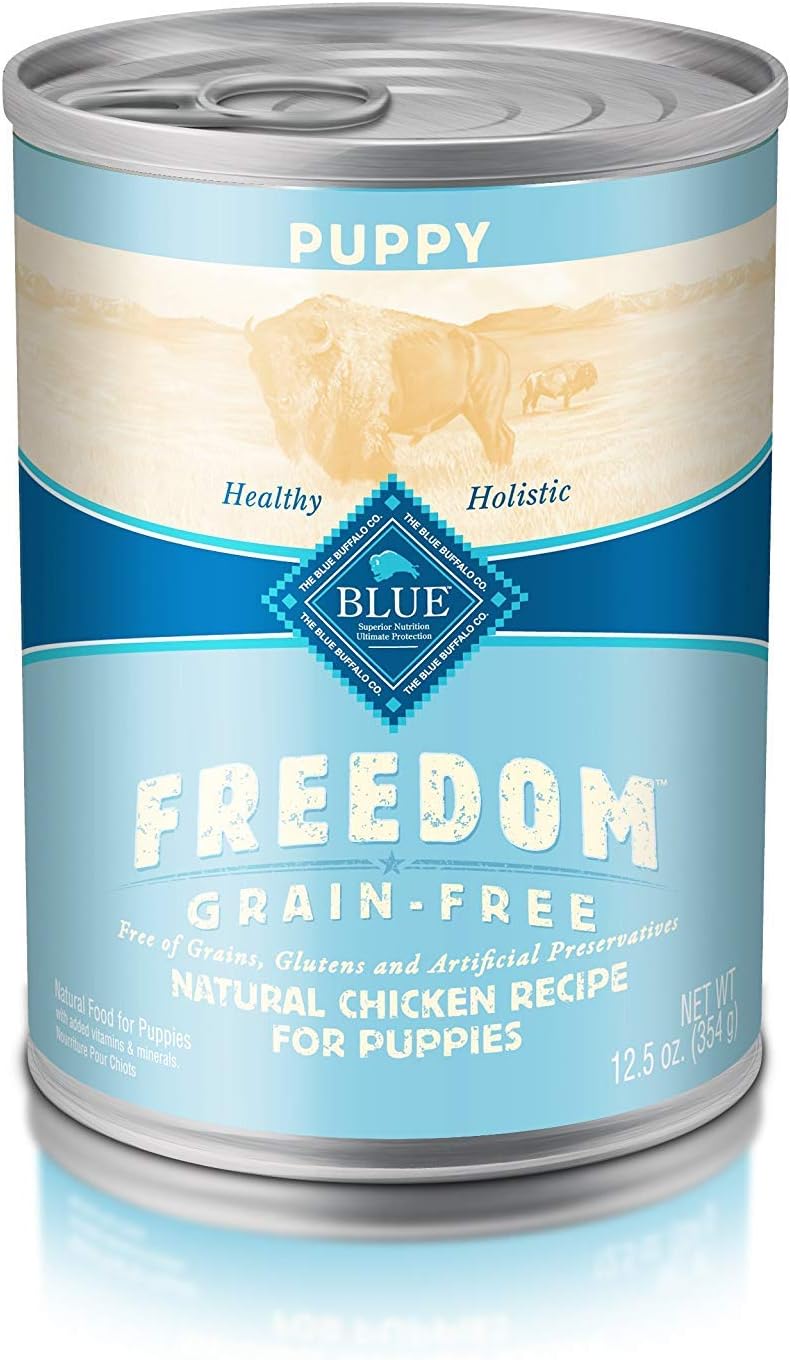 Blue-Buffalo-Freedom-Grain-Free-Natural-Puppy-Wet-Dog-Food,-Chicken-12.5oz-cans-950
