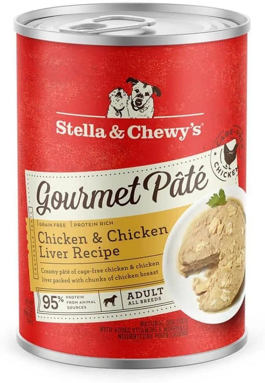Stella-&-Chewy's-Gourmet-Pate-Cage-Free-Chicken-&-Chicken-Liver,-12.5-oz-(Pack-693