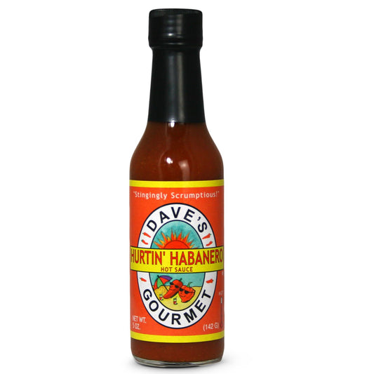 Dave's-Gourmet-Hurtin'-Habanero-Hot-Sauce---Balanced-Moderate-Heat-with-Habanero,-1210