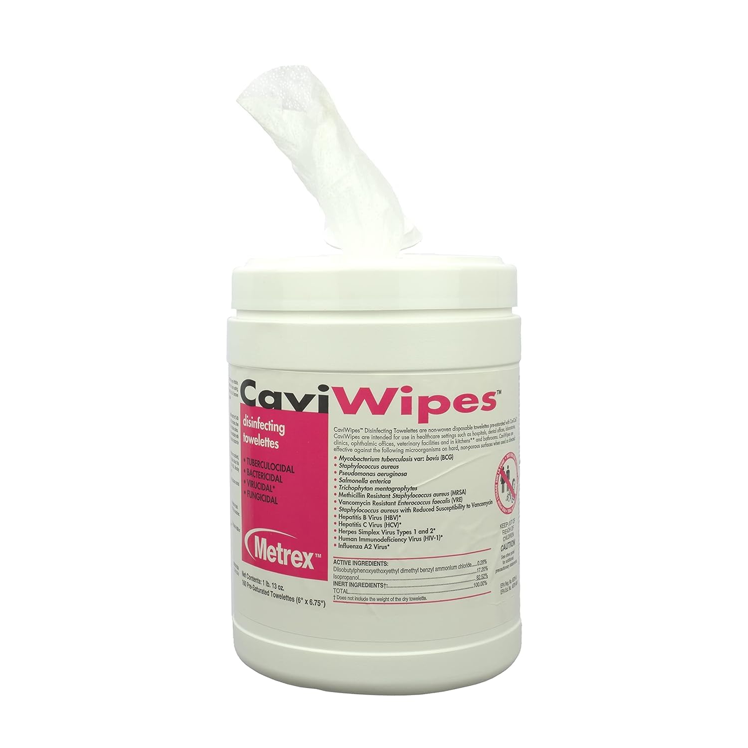CaviWipes-Metrex-Disinfecting-Towelettes-Canister-Wipes,-160-Count-----1965