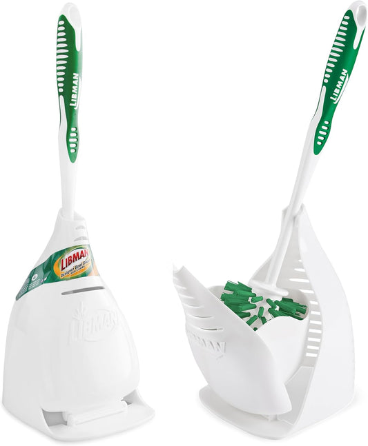 Libman-Designer-Bowl-Brush-and-Caddy---2-Pack---Toilet-Brush-and-Holder-Set,-869
