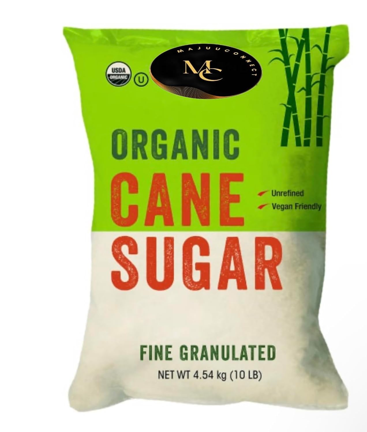 Organic-cane-Sugar-Fine-Granulated-(10-LB-Bulk)-Unrefined-Vegan-Friendly-|-MAJUU---938