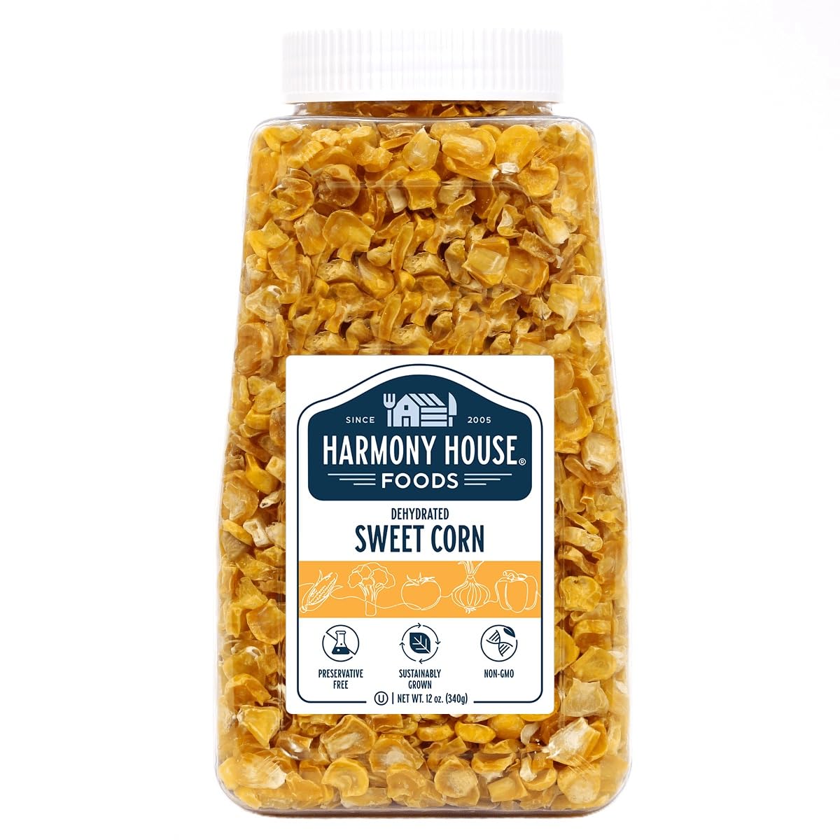 Harmony-House-Foods-Dried-Corn,-whole-(12-oz,-Quart-Size-Jar)-for-263