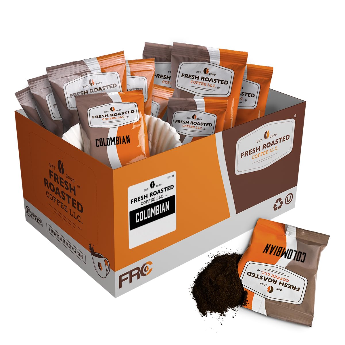 Fresh-Roasted-Coffee,-Colombian,-Pre-Ground-Fractional-Packs,-1.75-Ounce,-42-Count-----2317