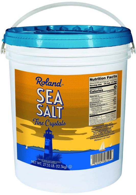 Roland-Foods-Sea-Salt,-Fine-Crystal,-Specialty-Imported-Food,-27.55-Pound-Bucket---1823