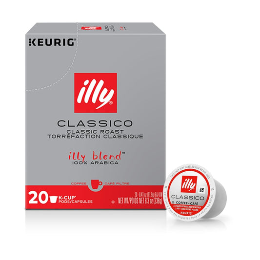 illy-Coffee-K-Cup,-Pods-for-Keurig-Machines,-Classico-Medium-Roast,-1-Arabica,-2933
